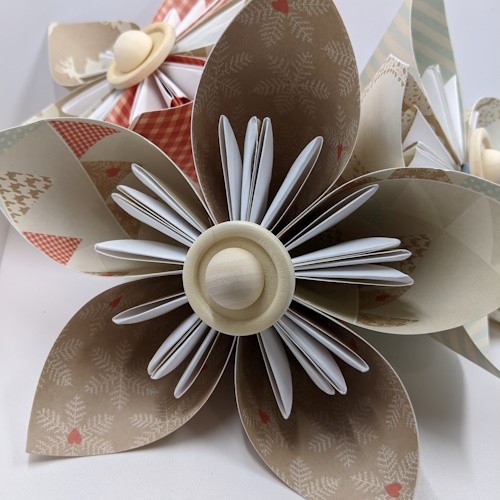 Christmas Paper Flower Bunch - Image 4