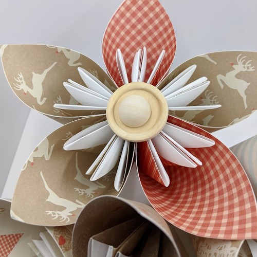 Christmas Paper Flower Bunch - Image 2
