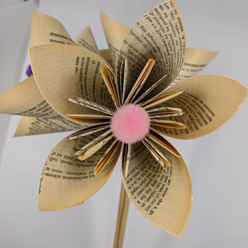 Book print Paper Flower Bunch - Image 2