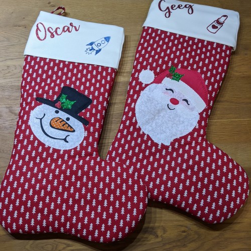Personalised Christmas Trees Stocking