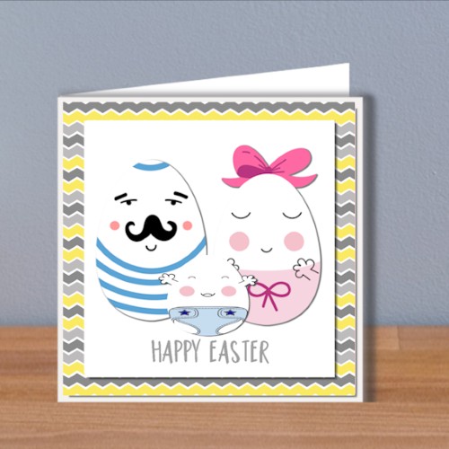 Mr and Mrs Egg and New Baby - Image 2