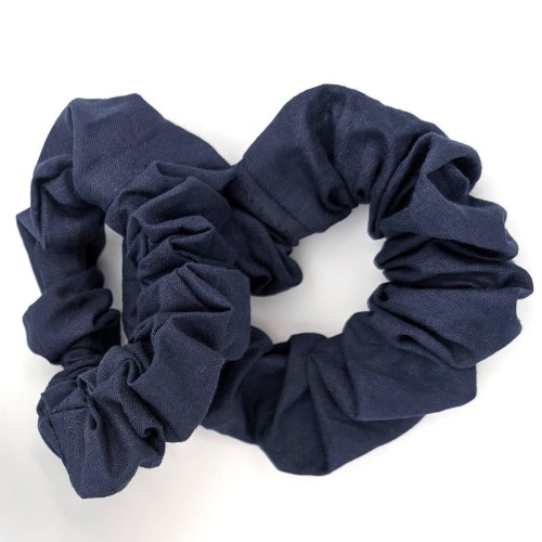 School Uniform Navy Blue Alice Band and Scrunchie Set - Image 3